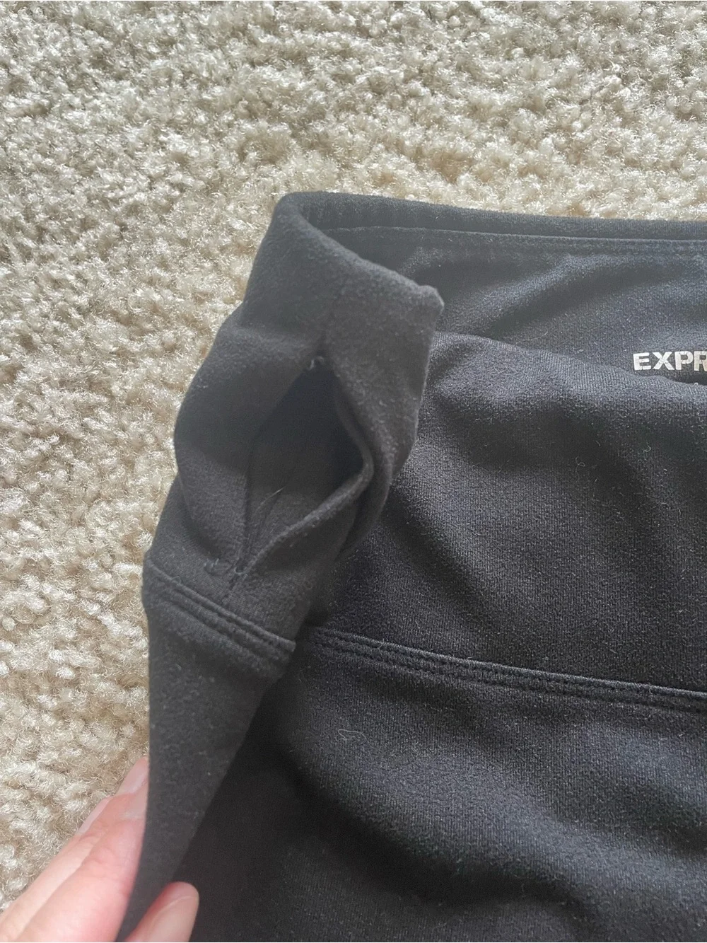 Express Black High-Waist Leggings